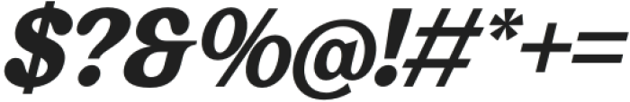 Bailey Retora Italic Italic otf (400) Font OTHER CHARS