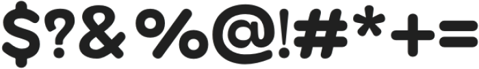 Baji Rounded Bold otf (700) Font OTHER CHARS
