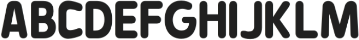 Baji Rounded Bold otf (700) Font UPPERCASE