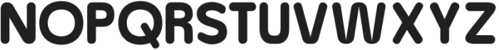 Baji Rounded Bold otf (700) Font UPPERCASE