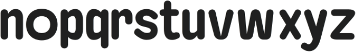 Baji Rounded Bold otf (700) Font LOWERCASE