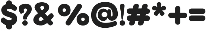 Baji Rounded Heavy otf (800) Font OTHER CHARS