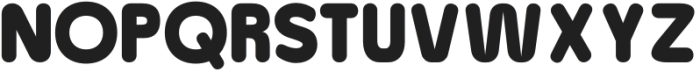 Baji Rounded Heavy otf (800) Font UPPERCASE