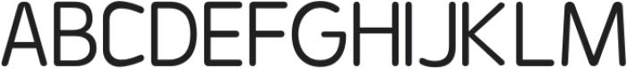 Baji Rounded Light otf (300) Font UPPERCASE
