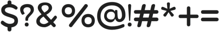 Baji Rounded Medium otf (500) Font OTHER CHARS