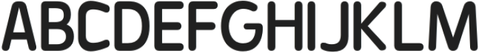 Baji Rounded Medium otf (500) Font UPPERCASE