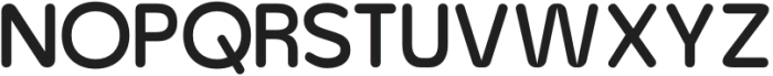 Baji Rounded Medium otf (500) Font UPPERCASE