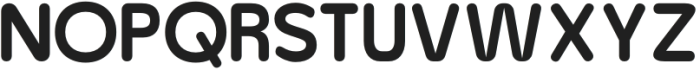 Baji Rounded Semi Bold otf (600) Font UPPERCASE