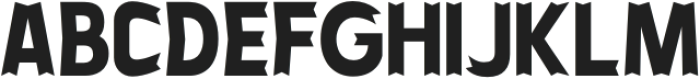 Baji Spiky Bold otf (700) Font UPPERCASE