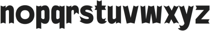 Baji Spiky Extra Bold otf (700) Font LOWERCASE
