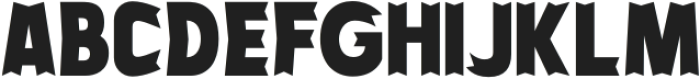 Baji Spiky Heavy otf (800) Font UPPERCASE