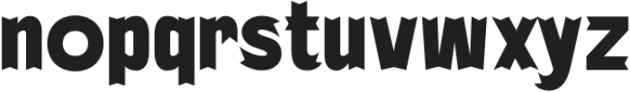 Baji Spiky Heavy otf (800) Font LOWERCASE