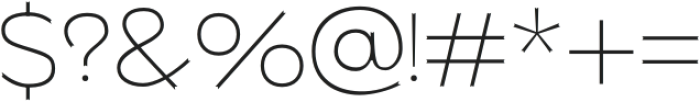 Baji Spiky Thin otf (100) Font OTHER CHARS
