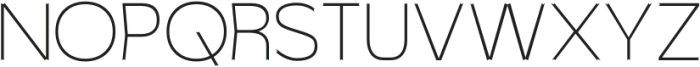 Baji Spiky Thin otf (100) Font UPPERCASE