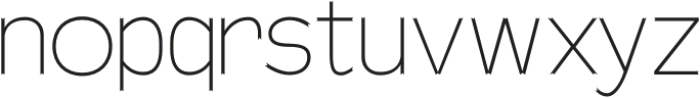Baji Spiky Thin otf (100) Font LOWERCASE