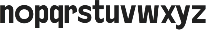 Baji Standard Bold otf (700) Font LOWERCASE