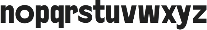 Baji Standard Extra Bold otf (700) Font LOWERCASE