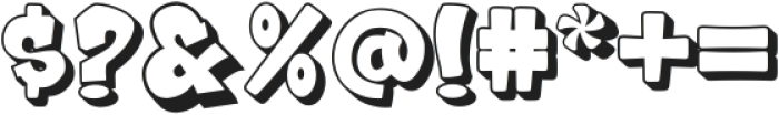 Bajigoer Street - Shadow otf (400) Font OTHER CHARS
