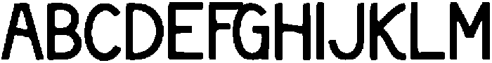 Baka ttf (400) Font UPPERCASE