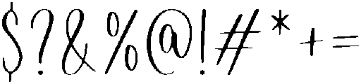 Bakehouse otf (400) Font OTHER CHARS