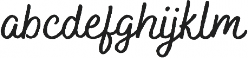 Bakerie Rough Wide Medium otf (500) Font LOWERCASE