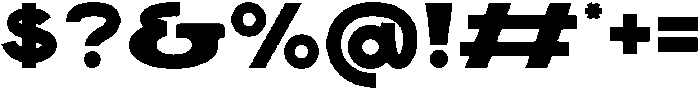 Bakers Rounded Rounded otf (400) Font OTHER CHARS
