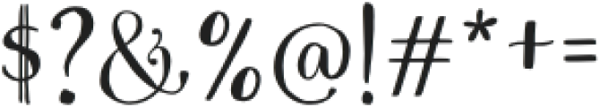 Bakersfield Serif Regular otf (400) Font OTHER CHARS