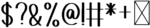 Bakery Delicious Regular otf (400) Font OTHER CHARS