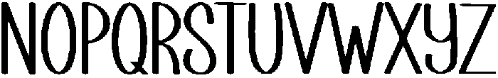 Bakery Delicious Regular otf (400) Font UPPERCASE