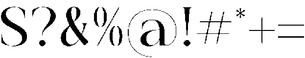 Bakery Megals otf (400) Font OTHER CHARS