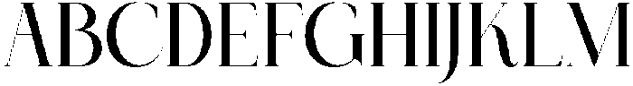 Bakery Megals otf (400) Font UPPERCASE