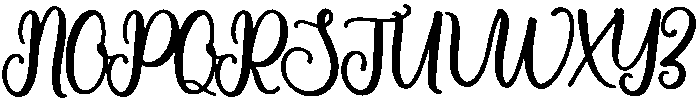 Bakery Regular otf (400) Font UPPERCASE
