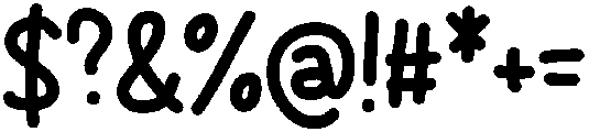 Bakery Regular otf (400) Font OTHER CHARS