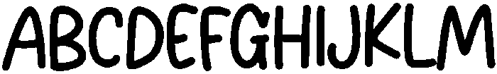 Bakery Regular otf (400) Font UPPERCASE