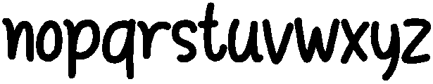 Bakery Regular otf (400) Font LOWERCASE