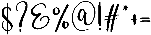 Bakery Regular otf (400) Font OTHER CHARS