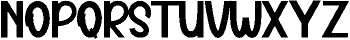 Bakery Regular otf (400) Font UPPERCASE