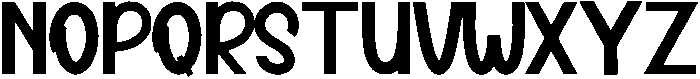 Bakery Regular otf (400) Font LOWERCASE