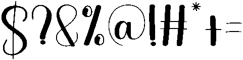 Bakery Regular otf (400) Font OTHER CHARS
