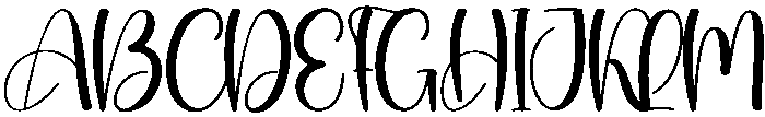 Bakery Regular otf (400) Font UPPERCASE