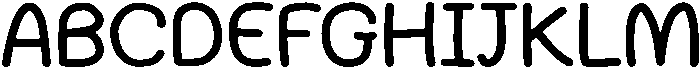 Bakery Regular otf (400) Font UPPERCASE