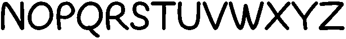 Bakery Regular otf (400) Font UPPERCASE