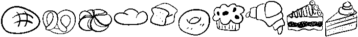 Bakery Regular otf (400) Font OTHER CHARS