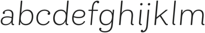 Bakewell Light Italic otf (300) Font LOWERCASE