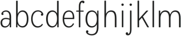 Bakewell Light Narrow otf (300) Font LOWERCASE