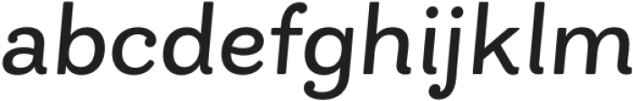 Bakewell Medium Italic otf (500) Font LOWERCASE