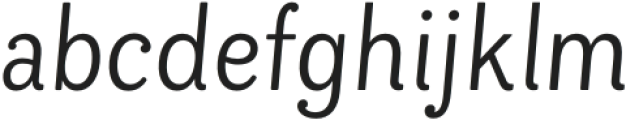 Bakewell Narrow Italic otf (400) Font LOWERCASE