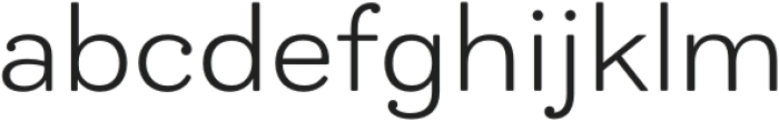 Bakewell Regular Semi-Wide otf (400) Font LOWERCASE