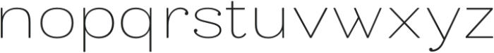 Bakewell Thin Wide otf (100) Font LOWERCASE