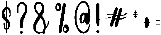 Baking Regular otf (400) Font OTHER CHARS